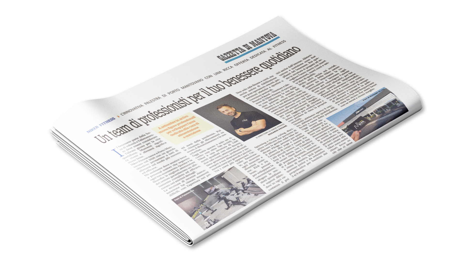 Niker Fitness Gazzetta di Mantova